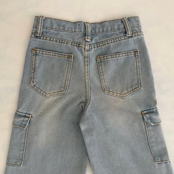 Soho Blue Denim Girls 8 Cargo Jeans - Picture 4 of 7